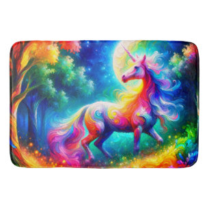 Colourful Unicorn Bath Mat