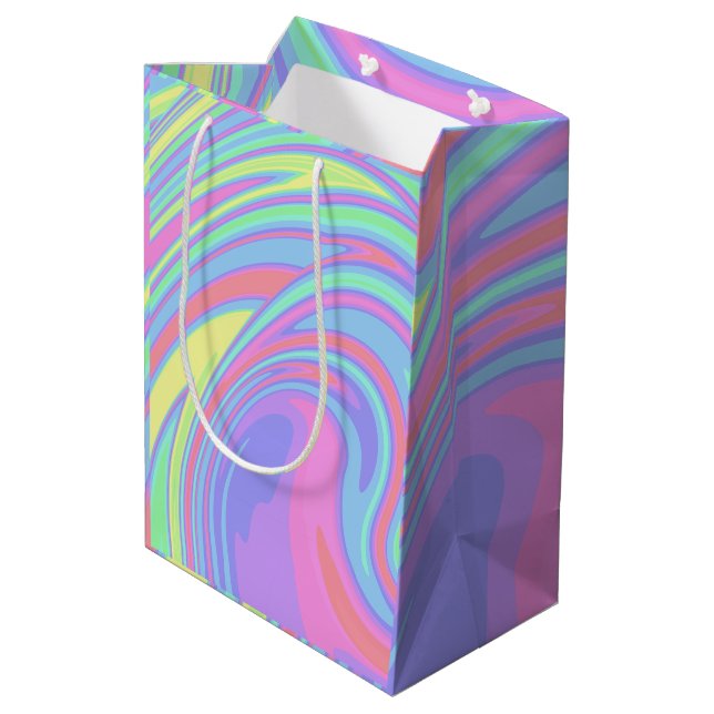 Colourful Unicorn Gift bags (Back Angled)