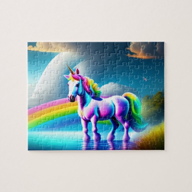 Colourful Unicorn Jigsaw Puzzle (Horizontal)