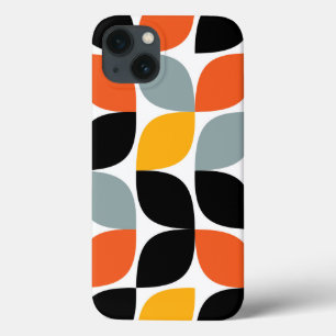 Colourful, unique, trendy, urban leaf concept iPhone 13 case