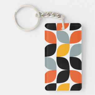Colourful, unique, trendy, urban leaf concept keyc keychain