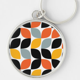 Colourful, unique, trendy, urban leaf concept keychain