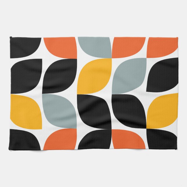 Colourful, unique, trendy, urban leaf concept kitc kitchen towel (Horizontal)
