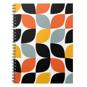 Colourful, unique, trendy, urban leaf concept notebook