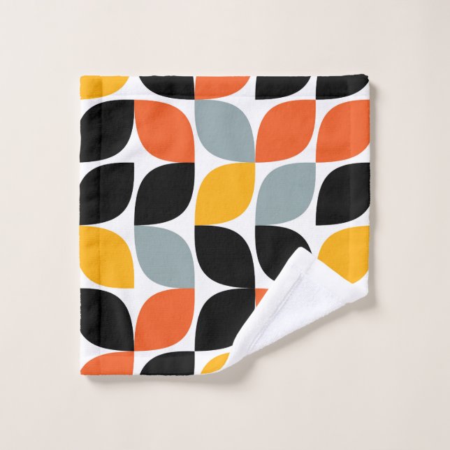 Colourful, unique, trendy, urban leaf concept wash cloth (Wash Cloth)