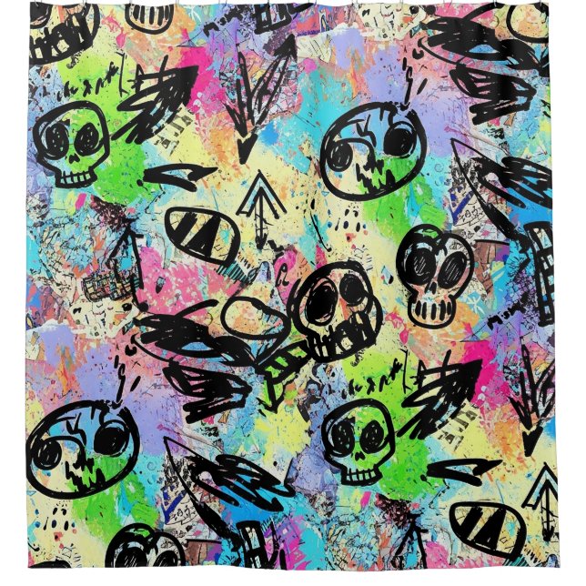 Colourful Urban Graffiti Pattern (1) (Front)