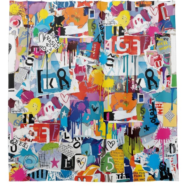 Colourful Urban Graffiti Pattern (8) (Front)