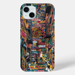 Colourful Urban Street Life  iPhone 15 Mini Case
