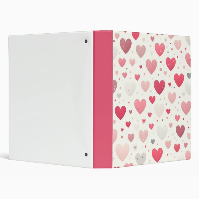 Colourful Valentine's day heart Binder (Background)