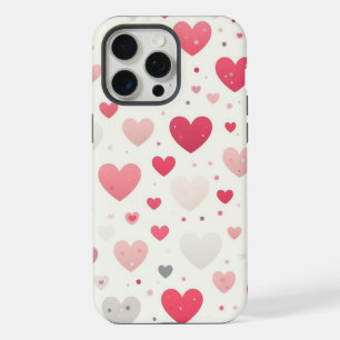 Colourful Valentine's day heart iPhone 15 Pro Max Case