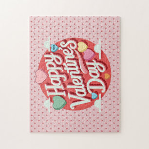 Colourful Valentine's day heart Jigsaw Puzzle