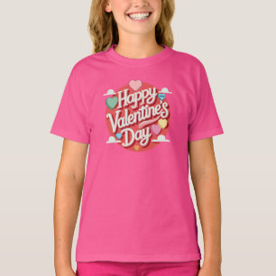 Colourful Valentine's day heart T-Shirt