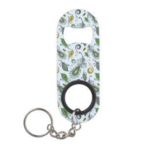 Colourful Various Feathers Keychain Bottle Opener