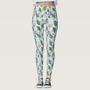 Colourful Various Feathers Leggings