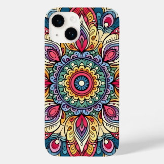Colourful Vector Abstract Mandala Pattern Case-Mate iPhone 14 Case