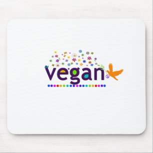 Colourful Vegan Mouse Pad
