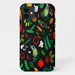 Colourful Vegetable Icons  iPhone 11 Case