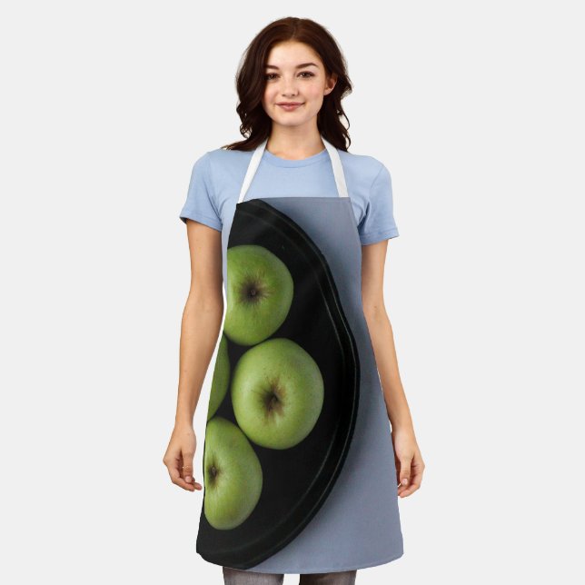 Colourful Vegetables Apron (Worn)