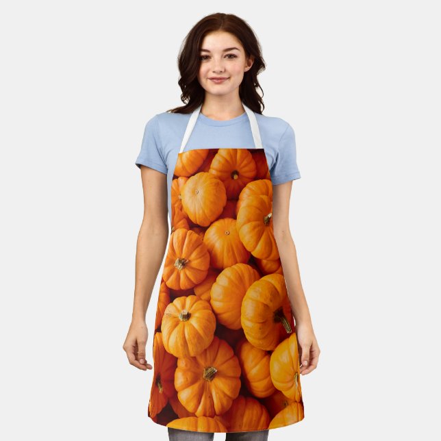 Colourful Vegetables Apron (Worn)