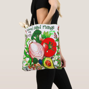 Colourful Vegetables Art Shopping  Tote Bag