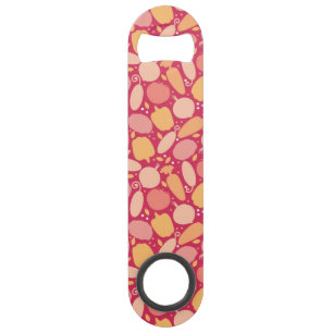Colourful vegetables pattern speed bottle opener