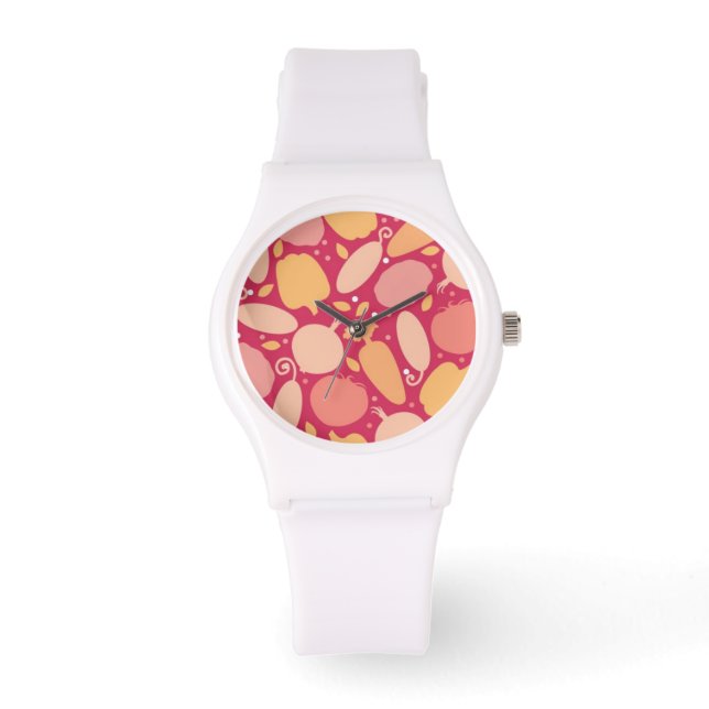 Colourful vegetables pattern watch (Front)