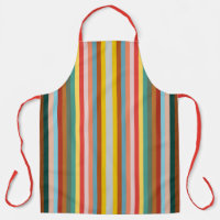 Colourful Vertical Retro Stripes