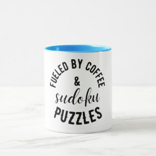 Colourful Vibes: Customize Sudoku Coffee Mug