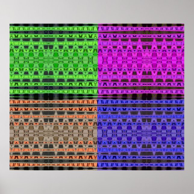 colourful vibes poster (Front)