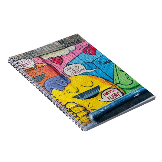Colourful Vibrant Chicago Artwork Notebook (Right Side)