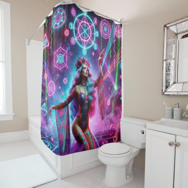 Colourful Vibrant Cosmic Dancing Goddess  (In Situ)