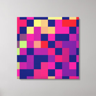 Colourful Vibrant Design Canvas Print