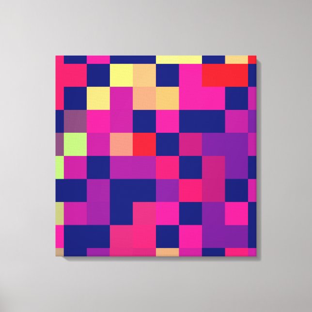 Colourful Vibrant Design  Canvas Print (Front)