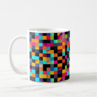 Colourful Vibrant Geometric Shapes Pattern