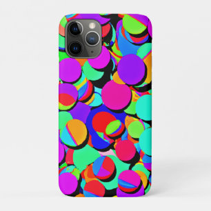 Colourful Vibrant Retro Revival Pattern iPhone 11 Pro Case