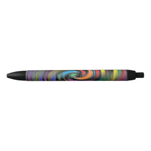 Colourful Vibrations Black Ink Pen