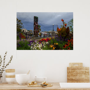 Colourful Victoria Harbour Poster