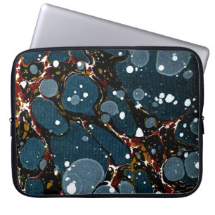 Colourful Victorian Marbled Paper Cover