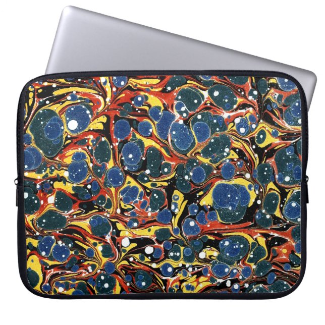 Colourful Victorian Marbled Paper Cover (Front)