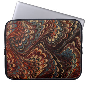 Colourful Victorian Marbled Paper Cover