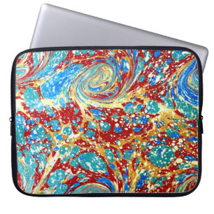 Colourful Victorian Marbled Paper Cover