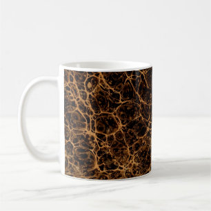 Colourful Victorian Marbled Paper Cover Coffee Mug