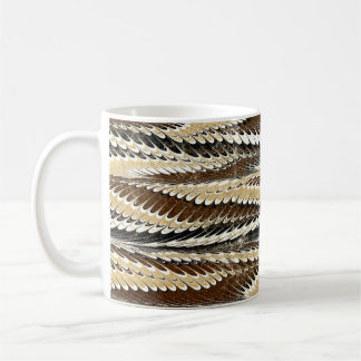 Colourful Victorian Marbled Paper Cover Coffee Mug