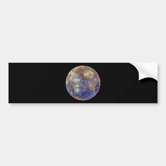 Colourful View of Mercury Bumper Sticker (Front)