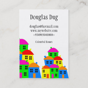 Colourful Village Business cards