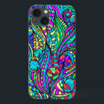 Colourful Vintage Abstract Floral Swirls Collage 2 iPhone 13 Case<br><div class="desc">Cool colourful abstract vintage floral swirls design. Custom monogram version on any design is available by email request. We also offer free text formatting for your business cards invitation,  etc.</div>
