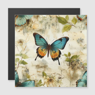 Colourful Vintage Butterflies and Flowers (1)