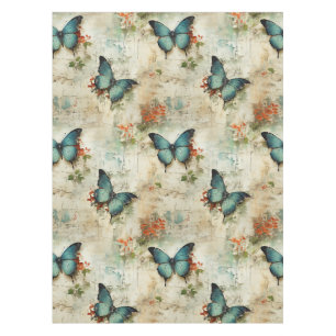 Colourful Vintage Butterflies and Flowers (12) Tablecloth