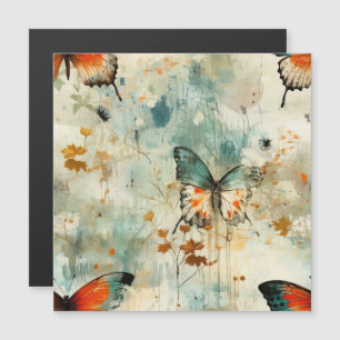 Colourful Vintage Butterflies and Flowers (4)
