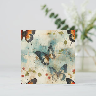 Colourful Vintage Butterflies and Flowers (7)